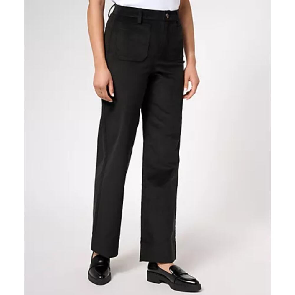 Denim & Co. Heritage Regular Full Length Wide Leg Cord Pant 18W